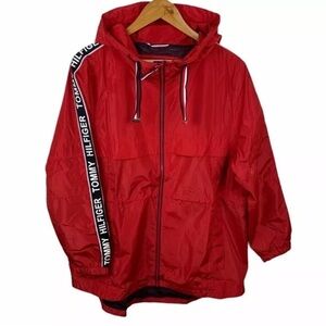Tommy Hilfiger Women Small Long Windbreaker NEW